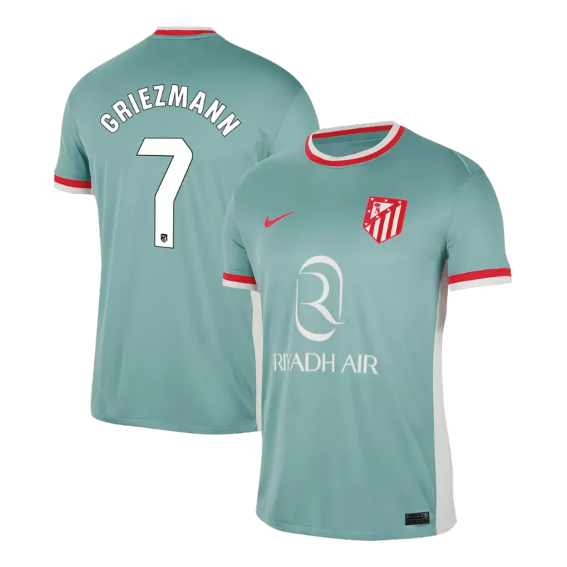 GRIEZMANN #7 Maglia Trasferta Atletico Madrid 2024/25 – Verde